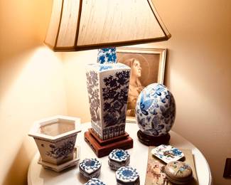 Blue and white porcelain 
