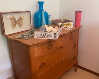antique dresser with mirror