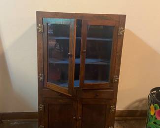 old cupboard dated 1917