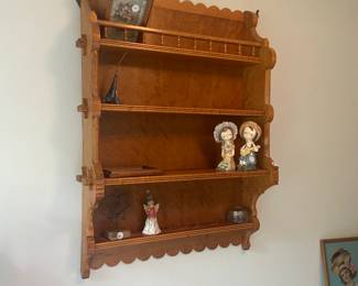 antique plate shelf, very nice