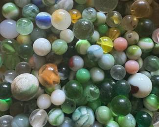 COLLECTION OF MARBLES 