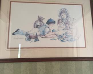 SIGNED AND DATED PRINT 