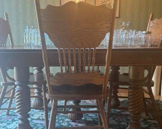 *antique#Victorian Oak#table#dining#kitchen#farmhouse