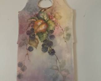 HAND PAINTED BLACKBERRY WALL OR CHEESE TRAY 