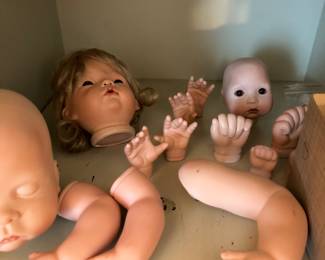 PORCELAIN DOLL PARTS 