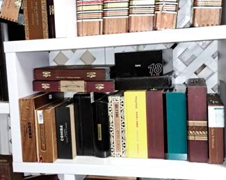 100+ new assortment of cigar boxes!!