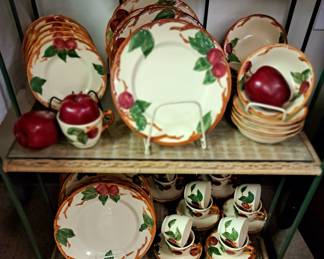 Much china. Franciscan "Apple"