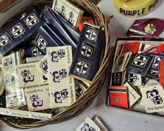 Railroad collectibles.  Santa Fe