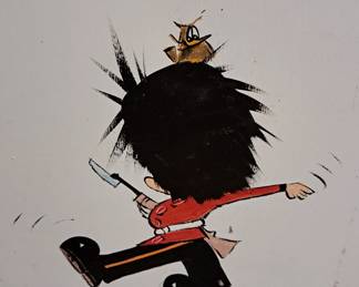 1972 W. R. K. Buckingham Palace Queens Guard drawing