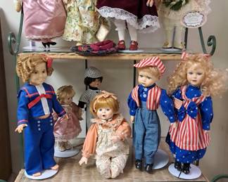 Antique, vintage and modern dolls