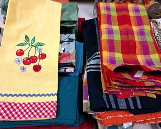 Vintage and modern hand towels