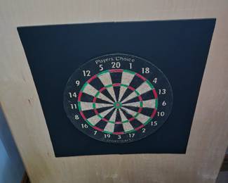 Dart board and back board 