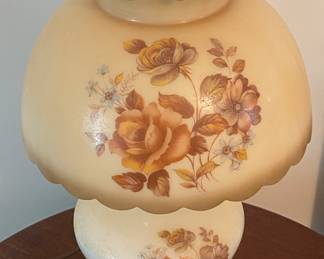 Smaller Floral Themed GWTW Lamp