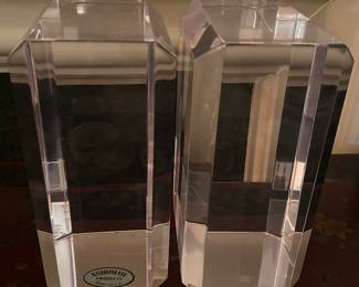 Mid-century Astrolite Bookends