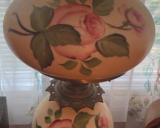 Rose Themed GWTW Lamp