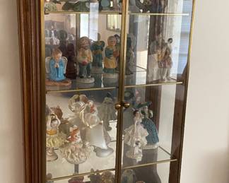 Display Case with Figurines