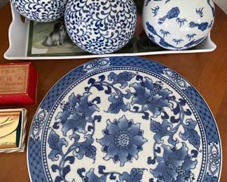 Decorative Blue and White Porcelain