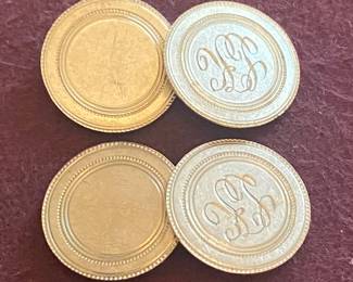 10K Gold Cufflinks