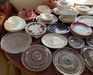 Assorted China and Glass