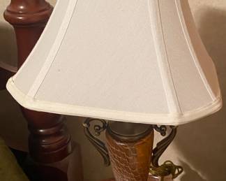 Brass and Glass Lamp