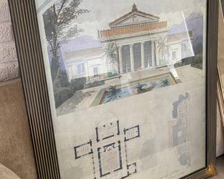 Assorted Architectural Framed Prints