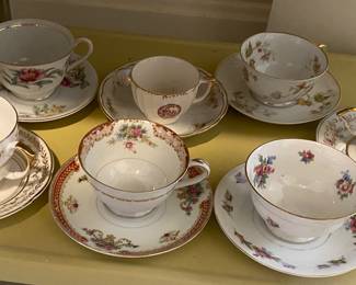 Assorted Cups and Saucers
