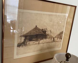 "Southern's Past" Signed Print Tom Stine