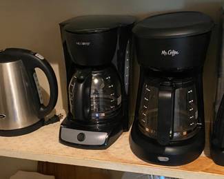 Coffee Pots/Toaster