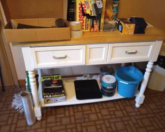 Nice Long Kitchen Island Table, Work Space,