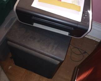 Computer Printer, and Stereo Speaker Below,