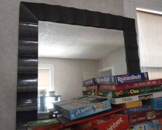 MBR Black Wall Mirror,