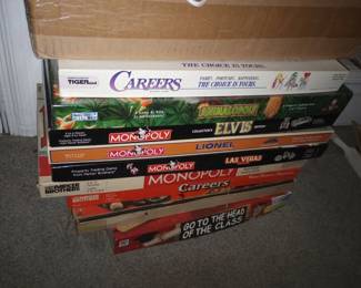 Lots of Various Monopoly Games,