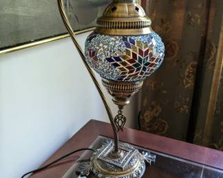 Beautiful Turkish style mosaic table lamp
