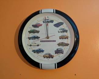 Legends of the Road, American Muscle wall clock