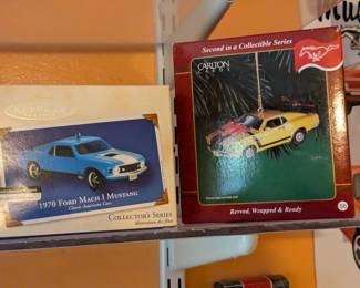 Ford cars Christmas ornaments