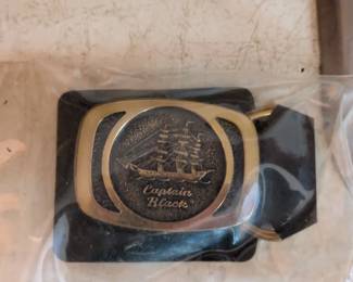 Captain Black belt buckle (we have several of those)