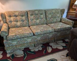 Floral sofa