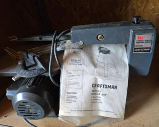 Craftsman 16" scroll saw, lightly used & was in box