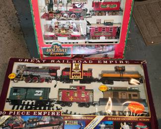 New Bright Great Railroad Empire & Musical Holiday Train sets