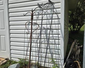 Yard plant hooks & more