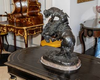 Frederick Remington bronze "Rattlesnake"