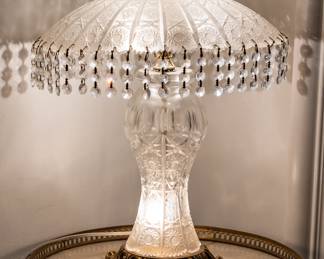 Czech crystal lamp