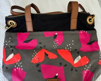 Fossil Leah Print Large Crossbody Purse