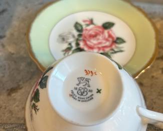 Foley "Pink Rose" Teacup & Saucer