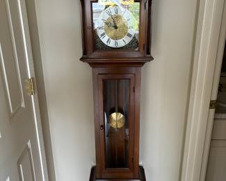 Mahogany Tempus Fugit Grandfather Clock