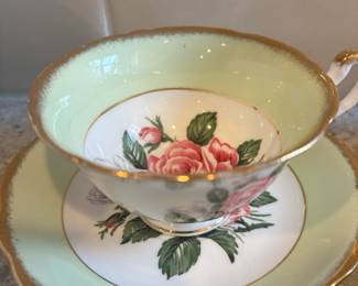Foley "Pink Rose" Teacup & Saucer
