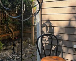 Black Metal Wind Spinner