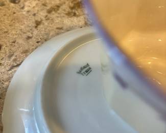 Haviland France Pansy Teacup & Saucer