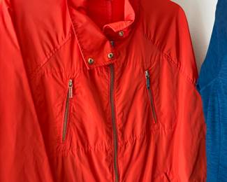 Michael Kors Orange Wind Breaker Jacket - Size Large