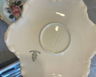 Habsburg-China Gold Rim/Floral Pitcher